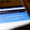 WordPress website on laptop screen | That Search Thing